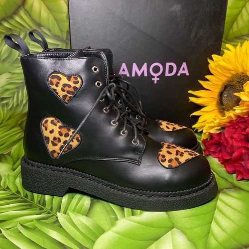 Leopard Heart Combat Boots Women's Size Nigeria Ubuy