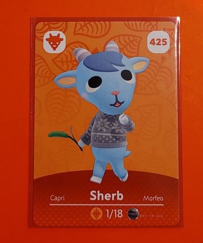 Sherb Amiibo Cards Re Release Animal Crossing Series Sherb Amiibo