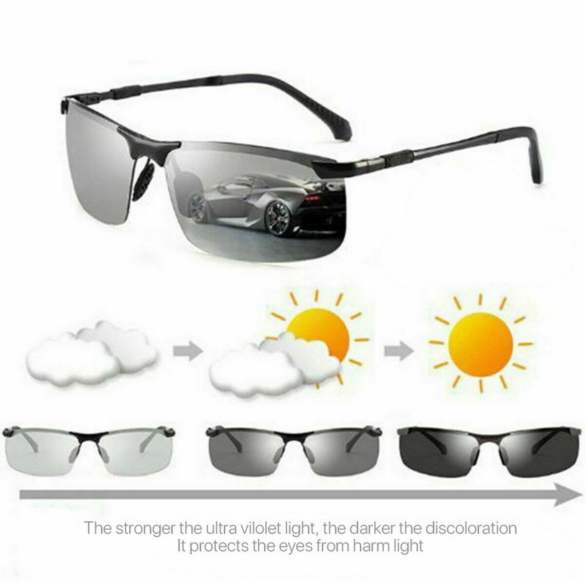 Photochromic Polarised Sunglasses UV400 Polarized Nigeria Ubuy